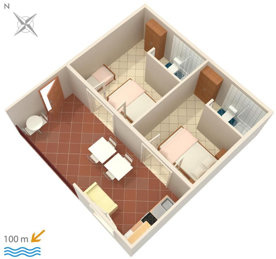 Apartments By The Sea Podaca, Makarska - 2612 ภายนอก รูปภาพ